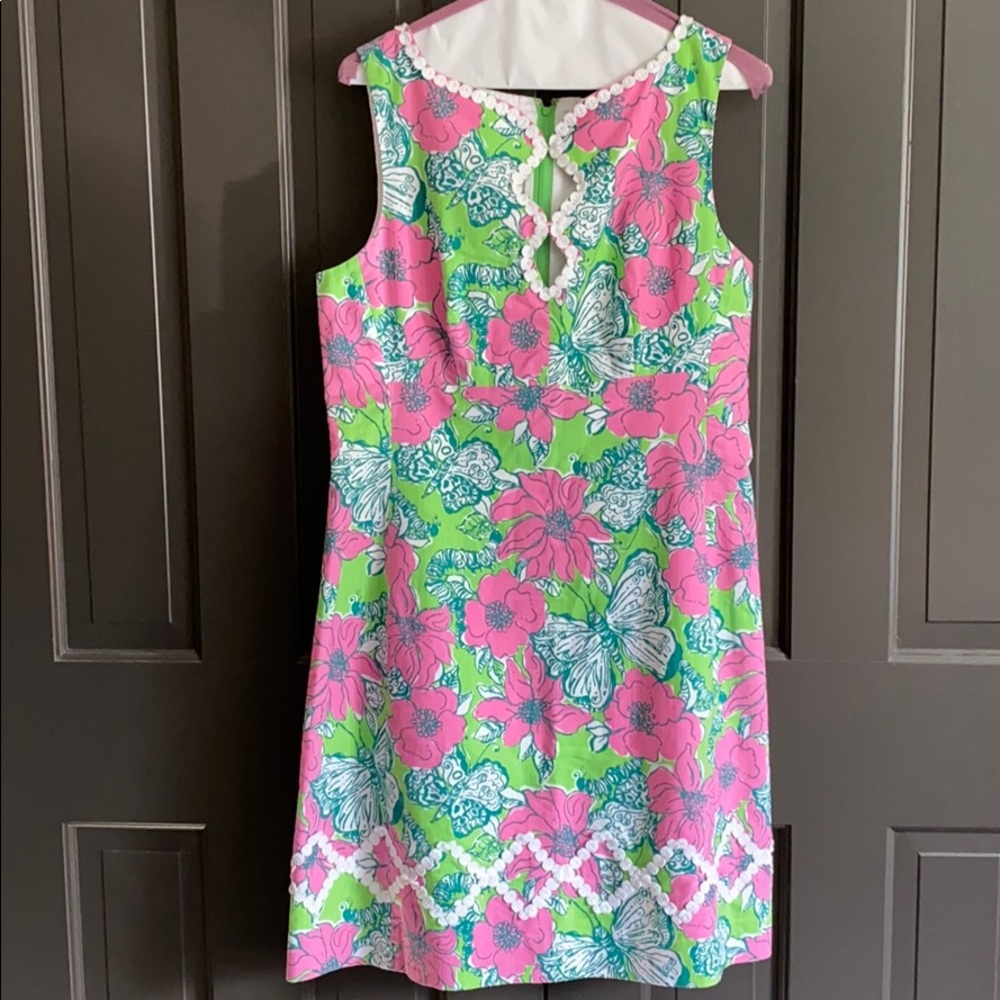 Adelson Shift Dress Bloomin Cocoonin Green Floral